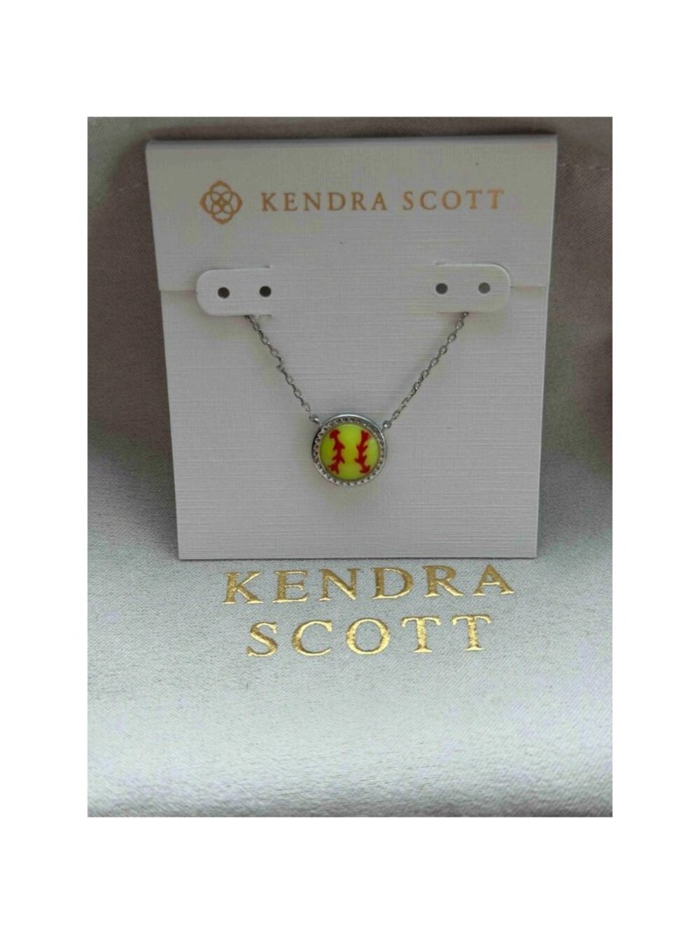 Kendra Scott Yellow Pendant Necklace